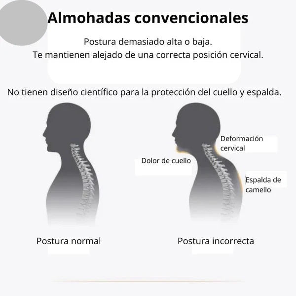 Almohada ortopedica cervical 🇺🇸